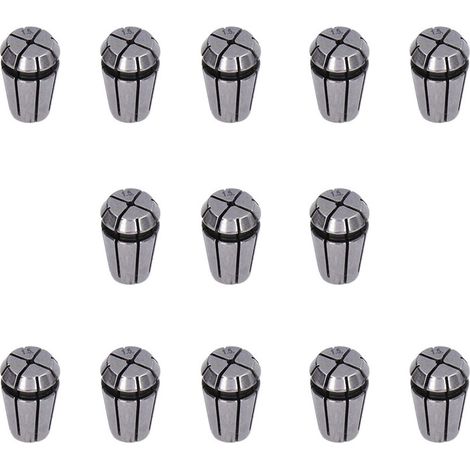 13-teiliges Spannzangen-Set ER11 1,0 mm–7,0 mm für Fräs- und Drehmaschinen. (1/5)