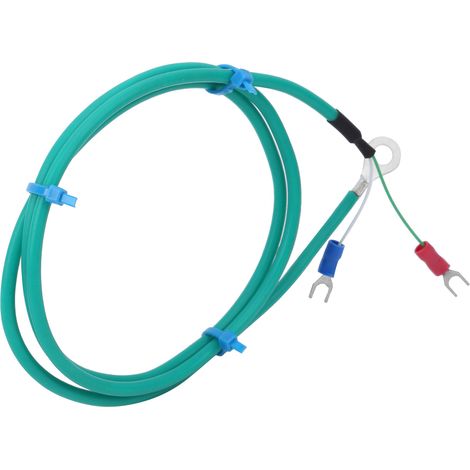 Sonde thermocouple K avec fil de mesure en silicone, trou rond SMD, plage 0-200°C, câble 2m (1/5)