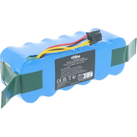 vhbw 1x batería compatible con Ecovacs Deebot X-500 KK-8, CR120, X500 robot limpieza (3000 mAh, 14,4 V, NiMH) - Reemplaza LP43SC2000P (1/5)