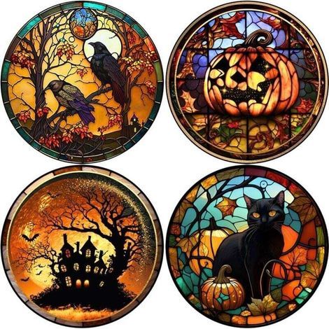 Use: These window stickers are perfect for shop windows, offices, restaurants, and as decoration for living spaces, creating a unique Halloween atmosphere. (1/4)