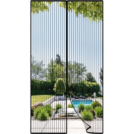 Mosquito Net - Unspecified - 80 x 200 cm - Magnetic - Self-Adhesive Fastening - Adjustable (1/4)