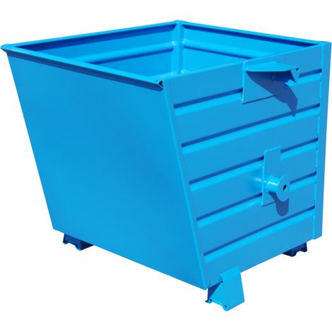 Bauer Südlohn Benne basculante empilable BSK 55, laquée, bleu clair
