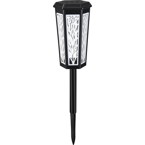 Lampe de pelouse à énergie solaire, imperméable conforme à la norme IP55, éclairage d'extérieur, luminaire décoratif de paysage, idéal pour un jardin, une nuit ou un sentier, coloré ou chaud (1/5)
