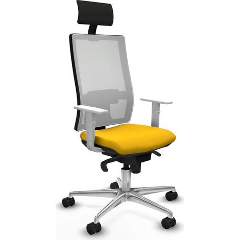 Piqueras y Crespo Horna Silla de oficina blanca cómoda (1/3)