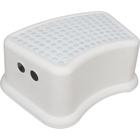 Tabouret Enfant Anti-Dérapant Points Renforcé Plastique Coins Arrondis Léger pour Salle de Bains Chambre Cuisine (1/5)