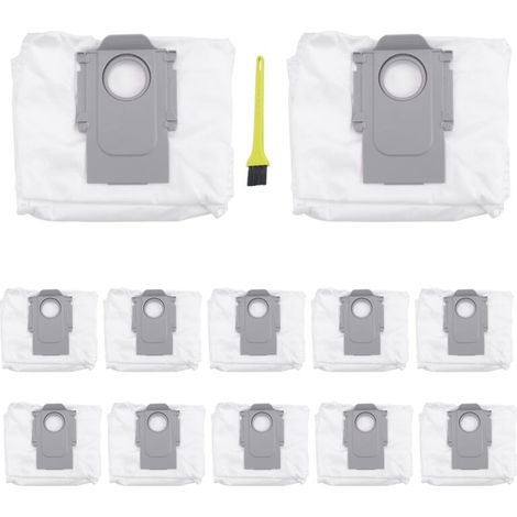 Lot de 12 Sacs à Poussière Compatibles Aspirateurs Roborock Modèles Max et S7 Ultra