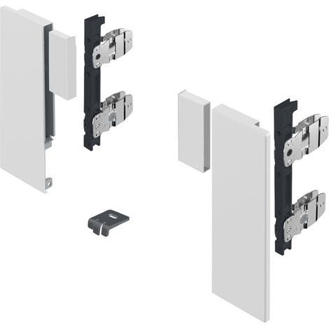 Hettich AvanTech YOU Set Verbinder für gestaltbare Innenfront, Nutzung mit Zarge, Systemhöhe 187, weiß (1/2)