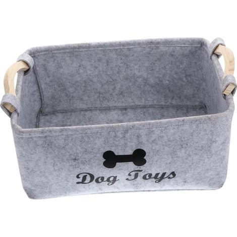 Coffre De Rangement Pour Jouets Animaux Organisateur De Jouets Et Accessoires Avec Poignées Pour Toutes (1/5)