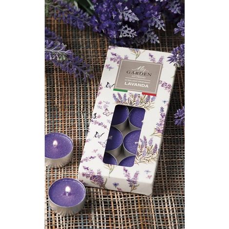 SET 10 TEA LIGHT D.3.6CM IN 6 PROFUMAZIONI