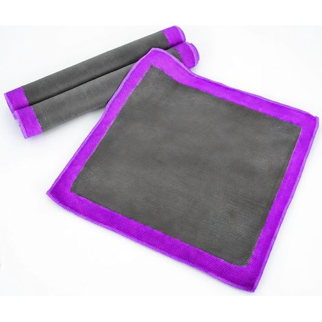Chiffon d'argile à rayures violet (1/5)