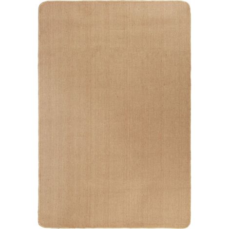 Tapis en jute avec support en latex 120 x 180 cm Naturel DEC023894