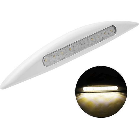 12V 5W Auto-LED-Lampe, wasserdicht, für den Außenbereich, z. B. für Veranda, Markise oder Vordach, gelbes Licht, weißes Licht