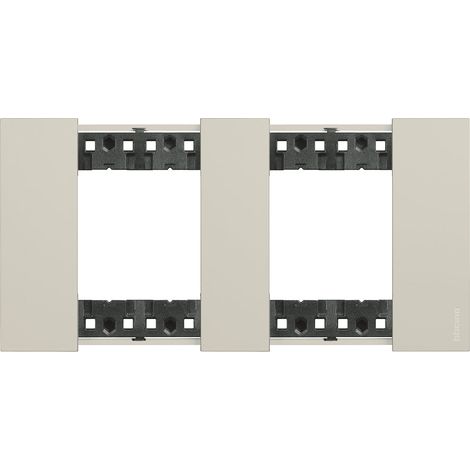 Placa Bticino ka4802m2k tecnopolímero IP20 (1/5)