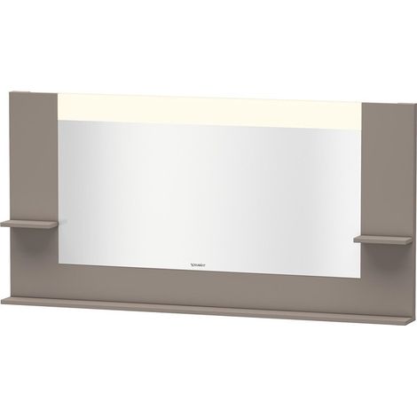 Miroir DuravitVERO 142x1600x800m avec éclairage basalt mat