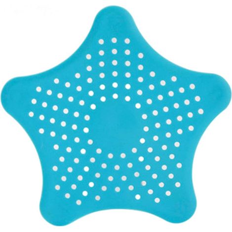 Universeller Silikon-Spülbecken-Siebeinsatz (2er-Pack) für Dusche, Badewanne und Küche (blau)