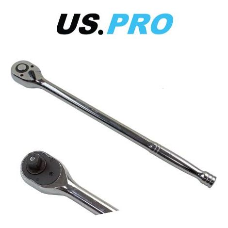 US PRO Extra Long 380mm 1/2 DR 72T Quick release Ratchet 4148 (1/4)