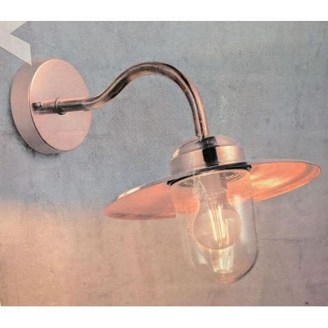 [NEUWERTIG] B-Ware Nordlux Außenwandleuchte E27 Kupfer Wandleuchte Gartenlampe IP54 270x390mm (1/2)