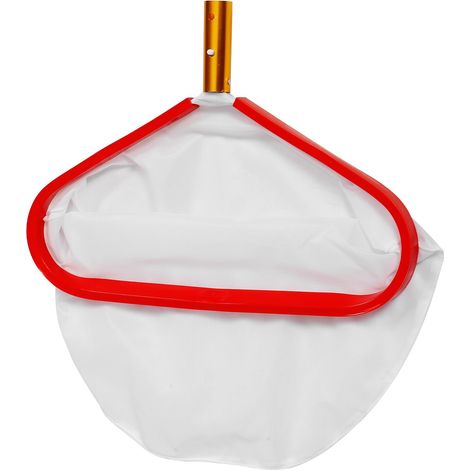 Épuisette de Piscine à Mailles Serrées en Nylon Fibre et Aluminium (1/5)