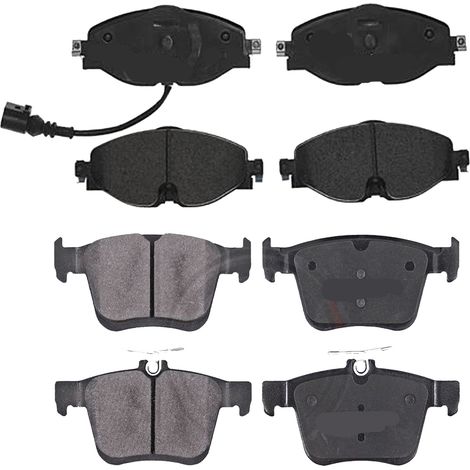 KIT PASTIGLIE FRENO ANTERIORI E POSTERIORI compatibile con SEAT LEON (KL1) / PASTIGLIE FRENANTI AUTO OEM P 85 126  P 85 182  P 85 167  P 85 137,P 85 135  P 85 124  P 85 125  P 85 189 / SOSTITUZIONE DI (1/4)