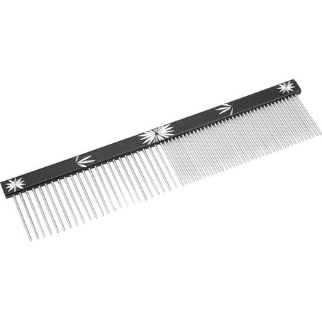 Filiyano-Peigne pour animaux en acier inoxydable, antistatique, pour chiens et chats, ZQKLA (1/5)