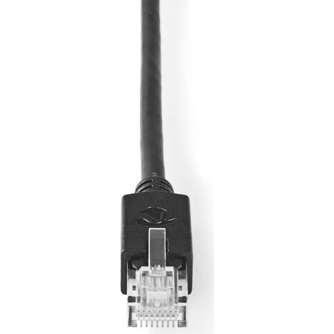 CCBW85100AT150 Câble réseau CAT5e , U/UTP , RJ45 Male , RJ45 Male , 15.0 m , Rond , LSZH , Anthracite , Boite avec Fenêtre (1/2)