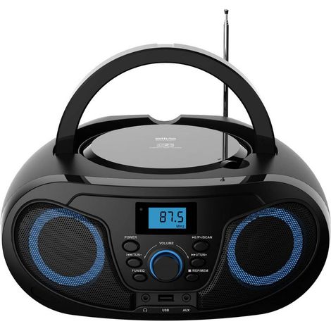Silva Schneider MPC 25.4 USB schwarz Radio CD Nero (1/5)