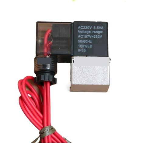 Compresseur d'air Silencieux sans Huile, Accessoires de Pompe à Air, électrovanne de décharge, clapet de contrôle, vanne d'échappement de Mise Hors Tension (Color : 0, Size : C) (1/3)