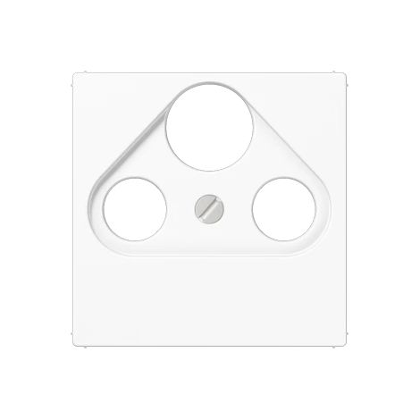 Jung Tapa para tomas universales de satélite/cable 1 elemento, duroplástico, serie AS/A, blanco alpino A 561 PLSAT WW