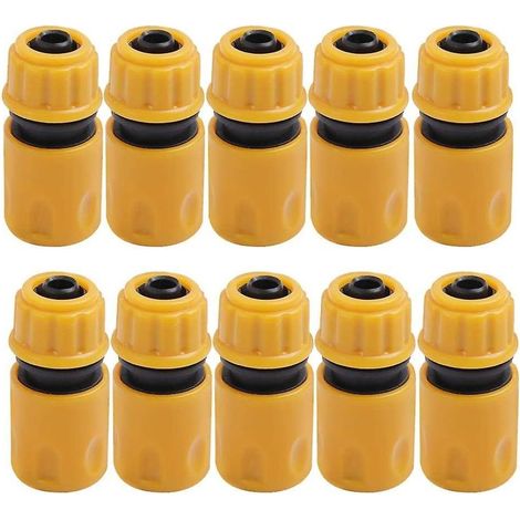 10 conectores para mangueras de jardín, accesorios para mangueras de jardín, conectores rápidos de plástico para riego, boquillas de riego, conectores para mangueras, accesorios rápidos de conexión pa (1/5)