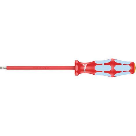 Wera 3160 i VDE-isolierter Schlitz-Schraubendreher, Edelstahl, 0,8 x 4 x 100 mm - 05022731001