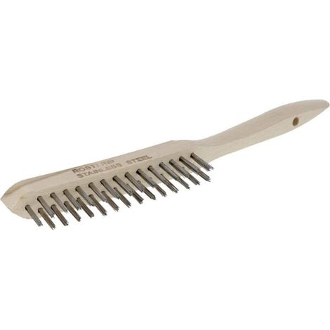 Cepillo de alambre de acero inoxidable 2 filas OSBORN 0001151332