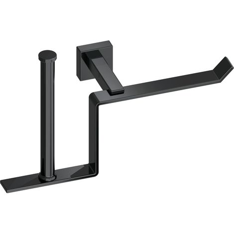 BELTRAN 10763 NIZA Portarrollo con Repuesto Cromo Negro - ref: 064-10763