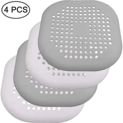 4 protections drain silicone ventouse, filtre évier baignoire (1/5)