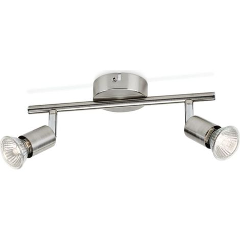 Limbal spot due faretti attacco gu10 in metallfarbinnenchrom ip20 5030217e7 50302/17/e7