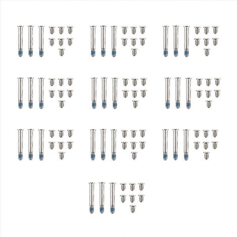 100 Befestigungsschrauben für die Bodenabdeckung des Gehäuses (10 Sätze) A1278 A1286 A1297 (1/5)