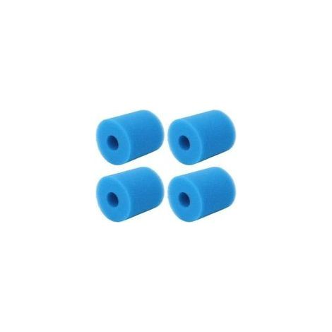 Cartouche D'éponge de Filtre de Piscine de Type H de 4 Pièces, éponge de Rechange de Cartouches de Mousse de Filtre de Piscine pour la Pompe de Piscine (1/5)