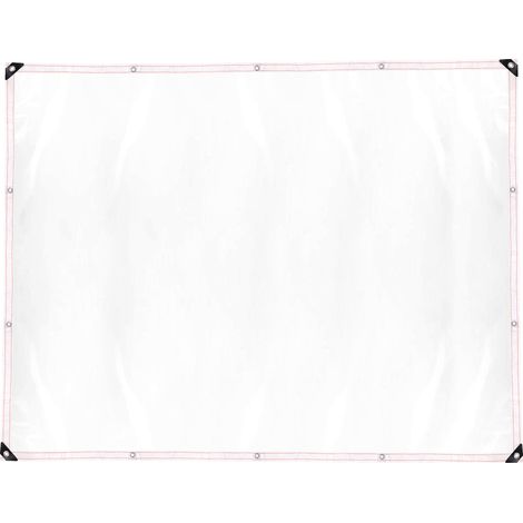 Bache transparente imperméable épaisse PE pour jardin et balcon (1/5)