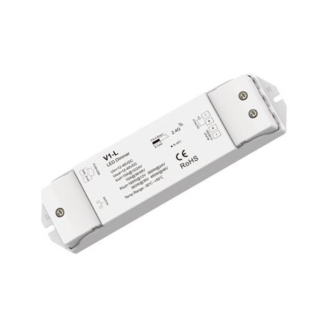 Mantra Controlador tensión constante V1 12-48V, Pulsador estándar & Mando RF TIRAS LED STRIPS