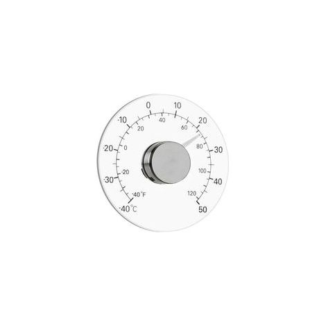 Fensterthermometer für den Außen- und Innenbereich, keine Batterie erforderlich, transparentes Zifferblatt, Wetterthermometer, genaue Messwerte für Zuhause, Büro, Terrasse (1/5)