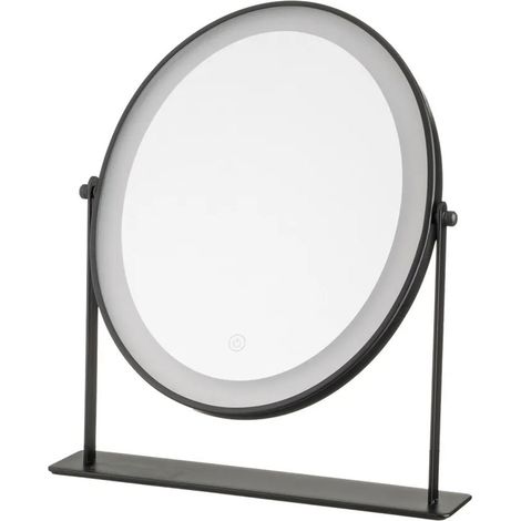 Miroir vanity LED noir orientable (1/5)
