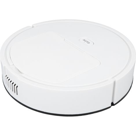 Aspirateur robot 3 en 1 Mini rechargeable, balai de sol automatique, machine de nettoyage pour poils d'animaux et sols durs (1/5)