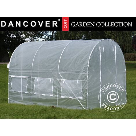 Polytunnel Greenhouse 2x3x2 m, 6 m², Transparent - Dancover (1/2)