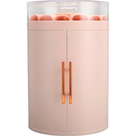 Boîte de Rangement 5 Étages Grande Capacité pour Bijoux, Faux Ongles et Cosmétiques Rose (1/5)