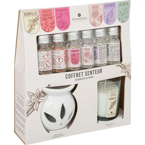 Coffret Senteur 8 Pièces "Bien-être" 20cm Jasmin (1/5)