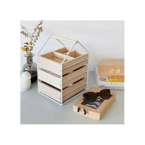 ORGANIZADOR JOYAS MADERA/METAL (1/2)