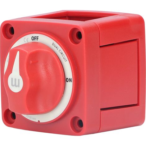Interrupteur à bouton pour batterie 300 A, double circuit, 4 fils, protection contre l'inflammation, amovible, étanche IP66, pour yachts et camping-cars (1/5)
