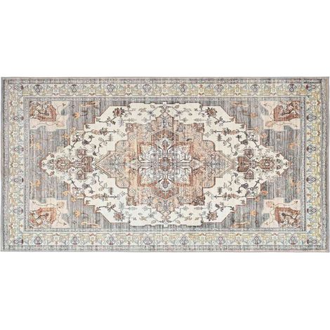 Rug ORIZ Brown 80 x 150 cm 100% Polyester vidaXL (1/4)