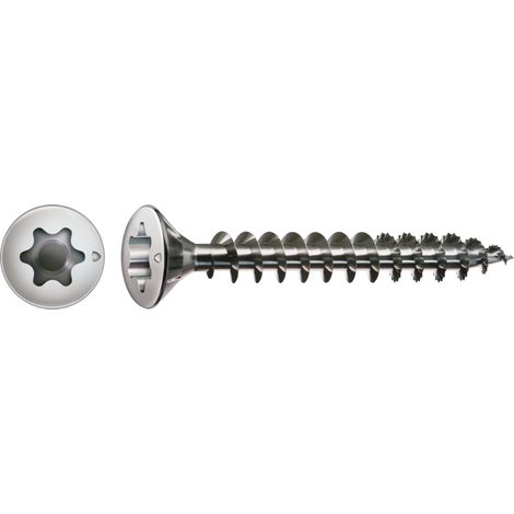 SPAX Edelstahlschraube, 3 x 20 mm, 200 Stück, Vollgewinde, Linsensenkkopf, T-STAR plus T10, S-Spitze - 0627000300203 (1/5)