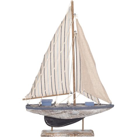 Signes Grimalt Modelismo De Barcos Decoracion  Barco Velero Marinero Azul 6x34x50cm 36998