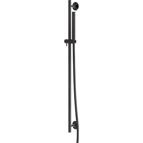 Steinberg 100 - Brausegarnitur: Duschkopf, Stange und Schlauch, schwarz matt 100 1601 S (1/5)